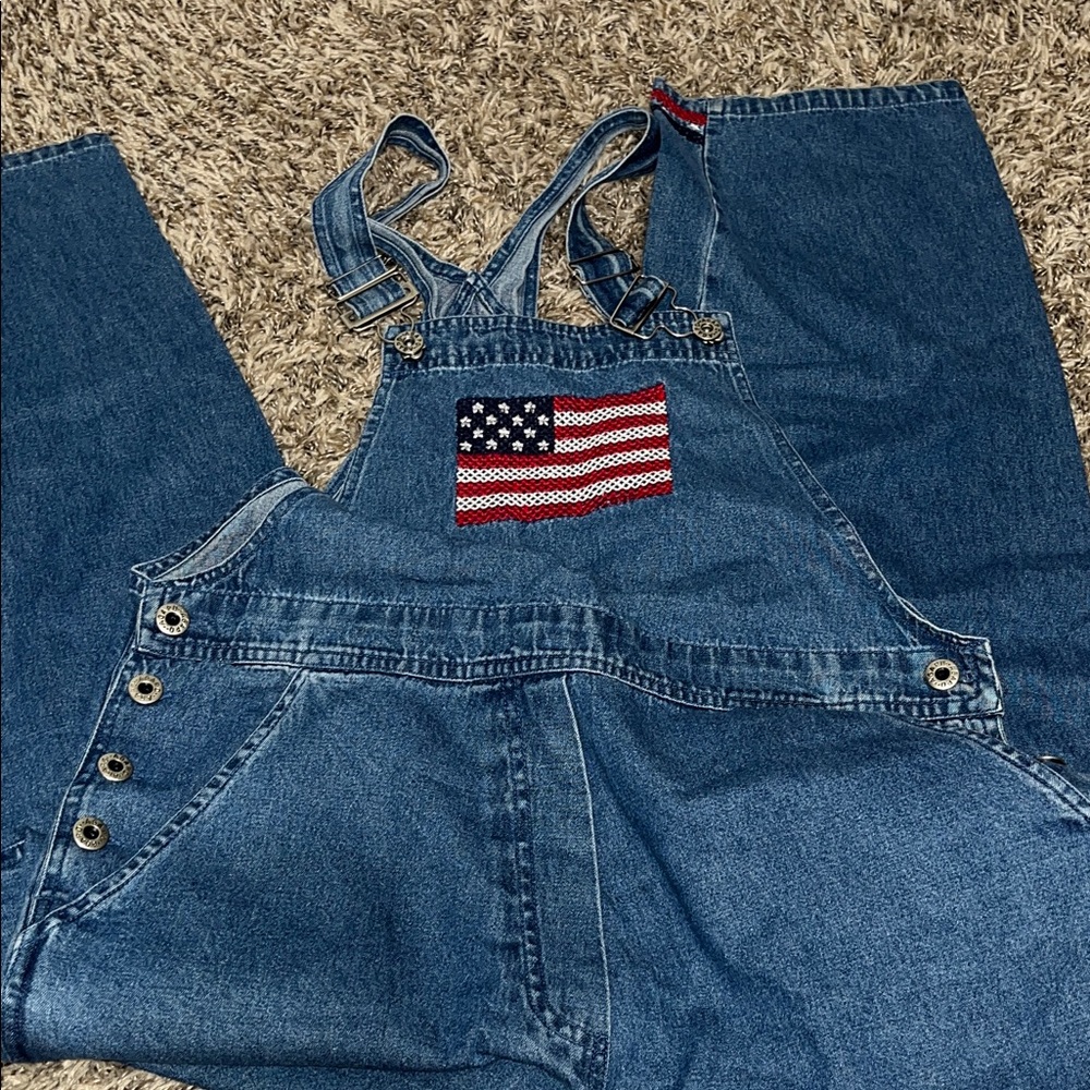 Women’s Patriotic Overall Pants